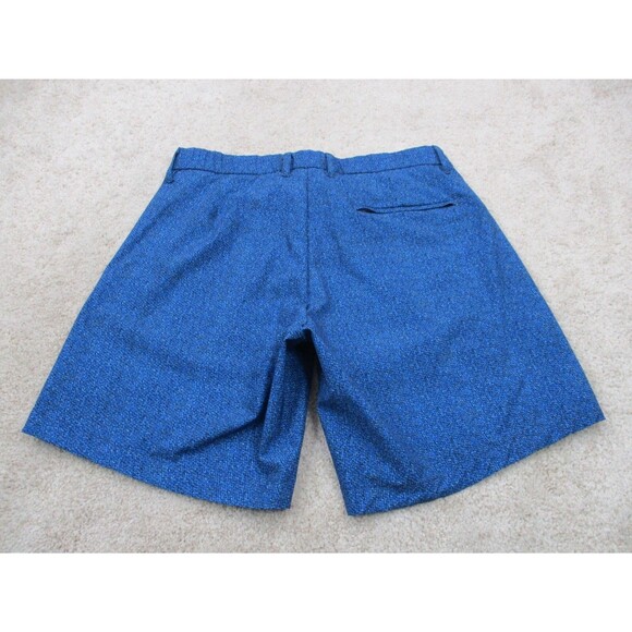 Robert Graham Shorts Men 32 Blue Performance Classic Fit Preppy Chino Golf 32x8 - Picture 3 of 11
